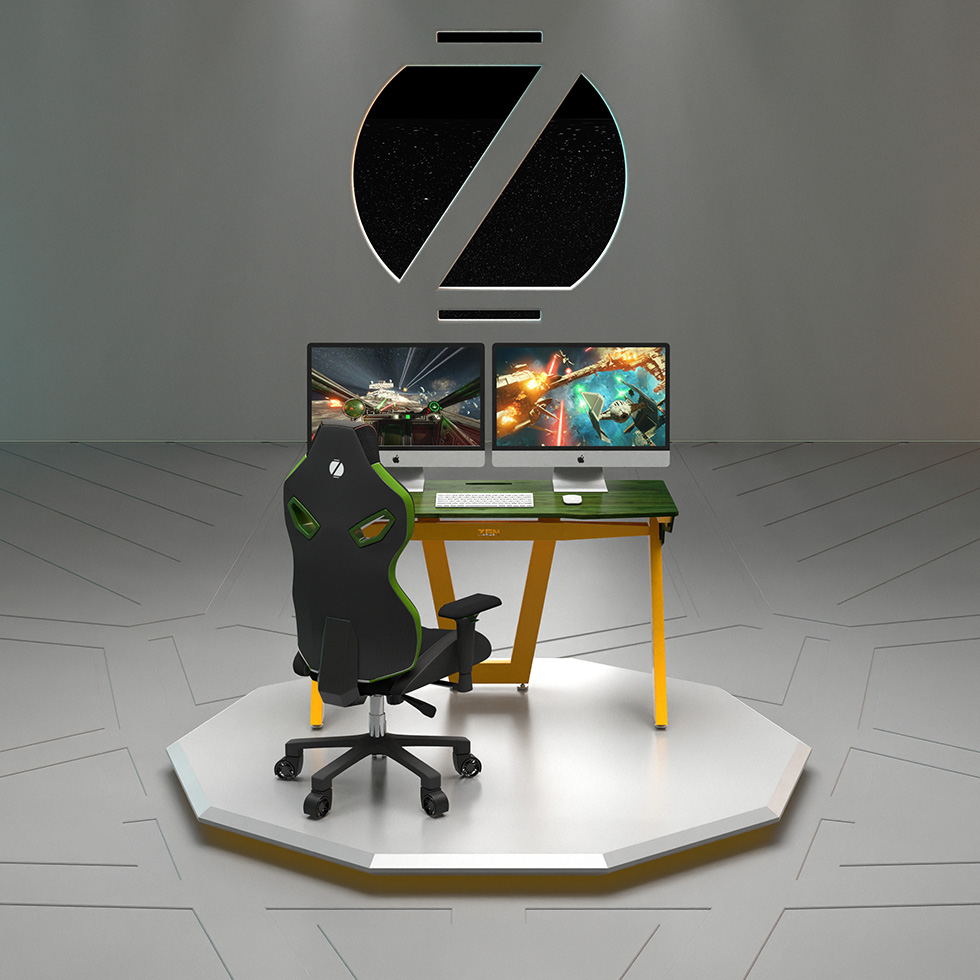 ZEN GAMER ZBAMBU 28 Mesa Gamer Profesional en Guadua Bambú de ZETA BAMBÚ | COSONIDO