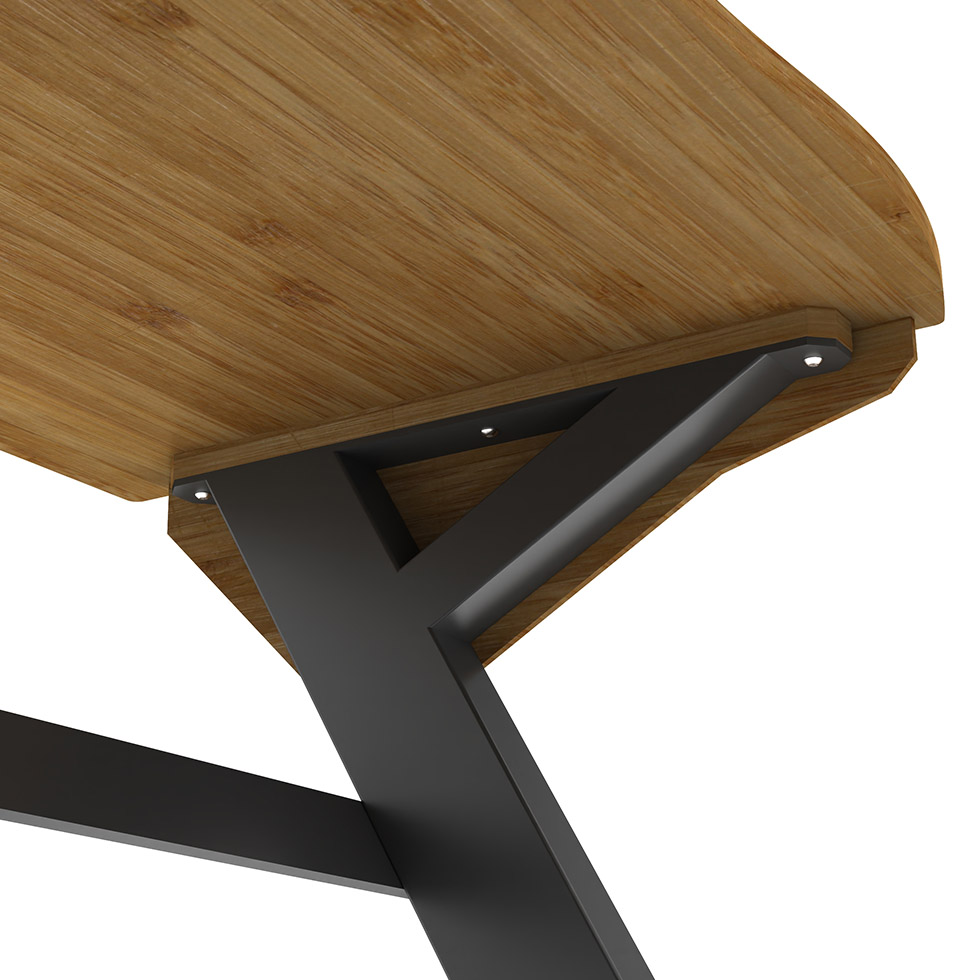 Mesa ZLife ZETA BAMBU 4 Escritorio Para Computador en Guadua